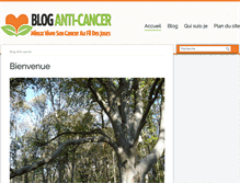 Tablet Screenshot of monbloganti-cancer.com